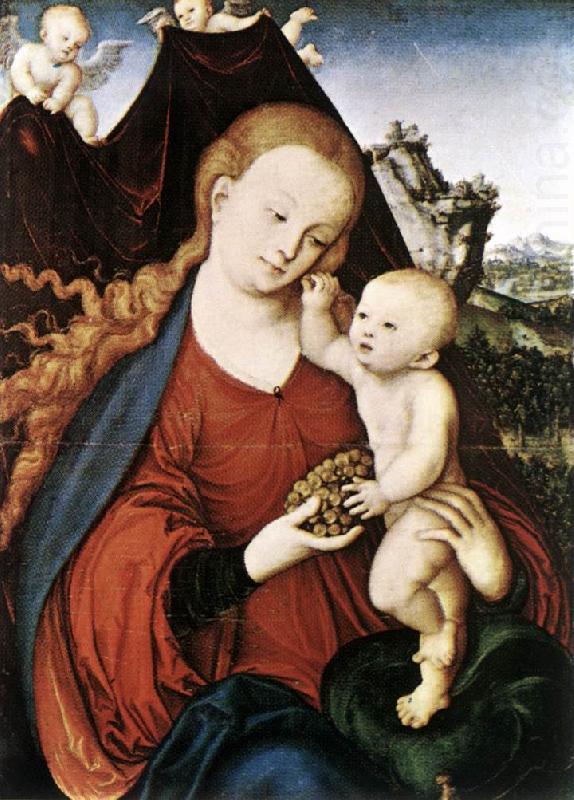 CRANACH, Lucas the Elder Madonna and Child fgd142 china oil painting image